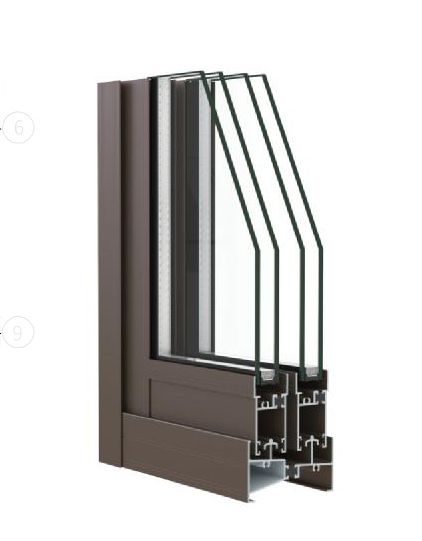 WY-GRJ80D Glue Injection Thermal Break Sliding Window