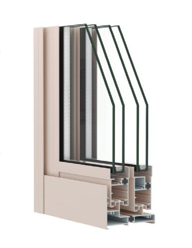 WY-GRJ96 Glue Injection Thermal Break Sliding Window